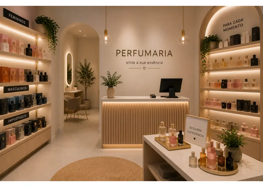 Interior de uma perfumaria